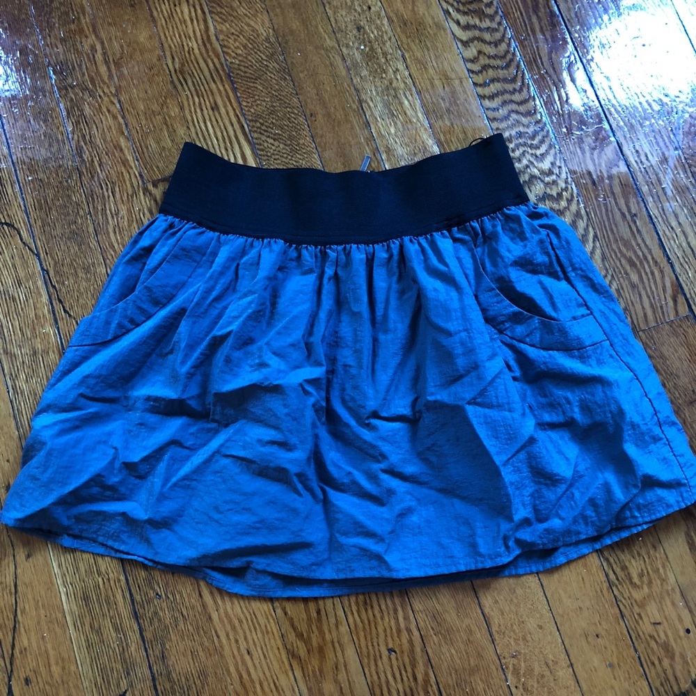 CR Signature Blue Mini Skirt with Pockets ✨